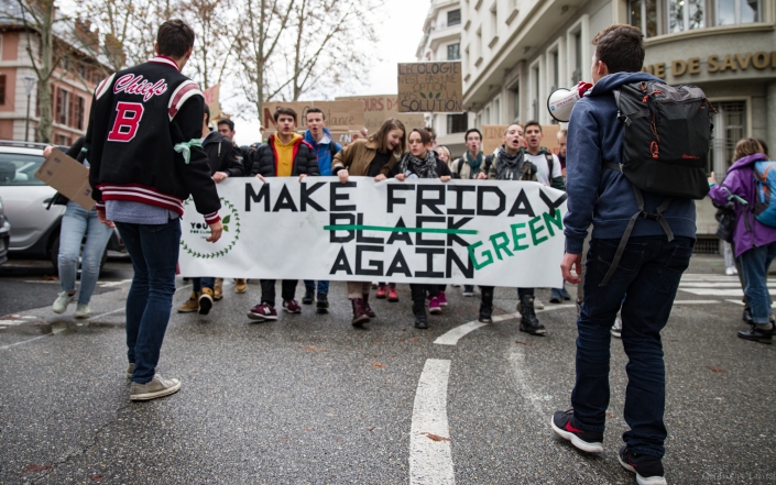banderole de tête "make friday green again"