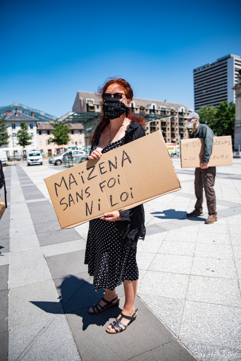 pancarte "Maïzena sans foi ni loi"
